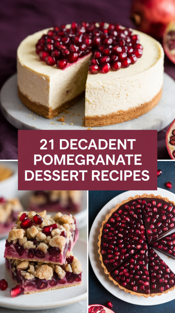 21 Decadent Pomegranate Dessert Recipes That Will Leave You Wanting More 27