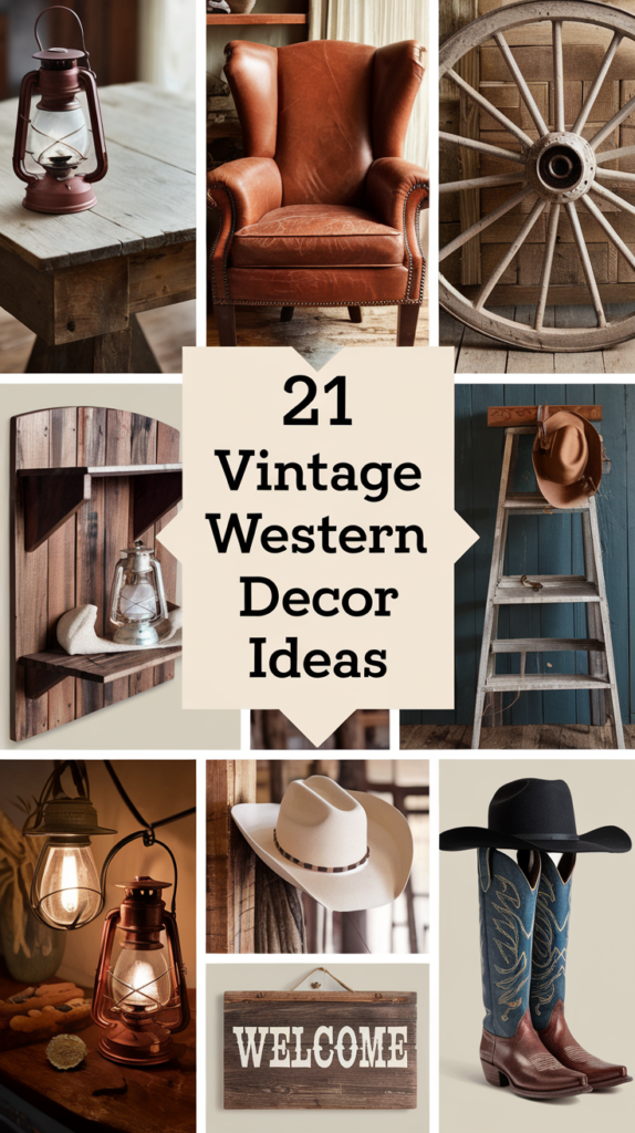 21 Vintage Western Decor Ideas That'll Make You Feel Like a True Cowboy! 25