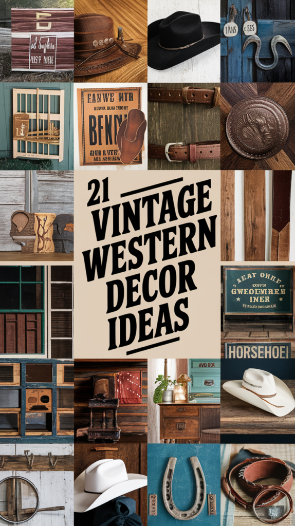 21 Vintage Western Decor Ideas That'll Make You Feel Like a True Cowboy! 3