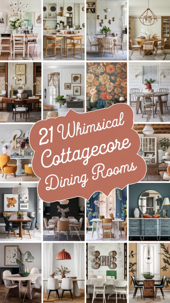 21 Whimsical Cottagecore Dining Rooms That'll Transport You to a Cozy Countryside! 25