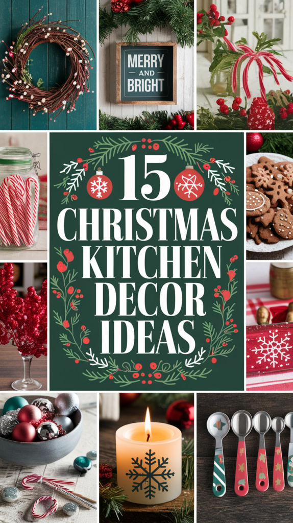 21 Christmas Kitchen Decor Ideas That'll Make You Feel the Holiday Spirit! 3
