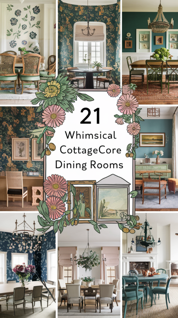 21 Whimsical Cottagecore Dining Rooms That'll Transport You to a Cozy Countryside! 2