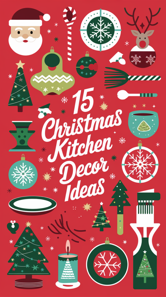 21 Christmas Kitchen Decor Ideas That'll Make You Feel the Holiday Spirit! 2