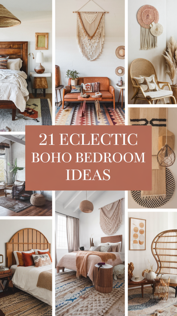 21 Eclectic Boho Bedroom Ideas That'll Make You Want to Redecorate Right Now! 25