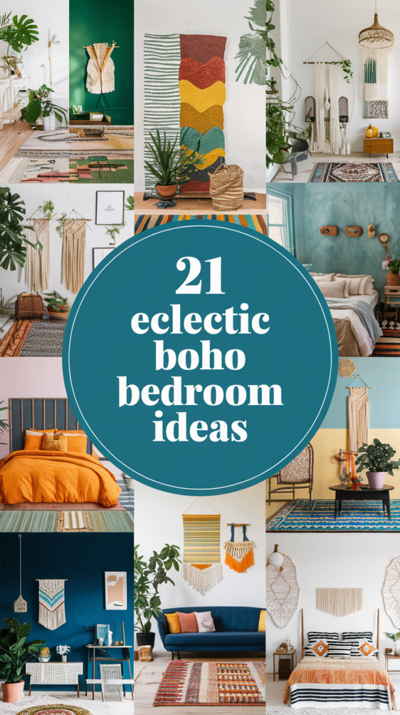 21 Eclectic Boho Bedroom Ideas That'll Make You Want to Redecorate Right Now! 3