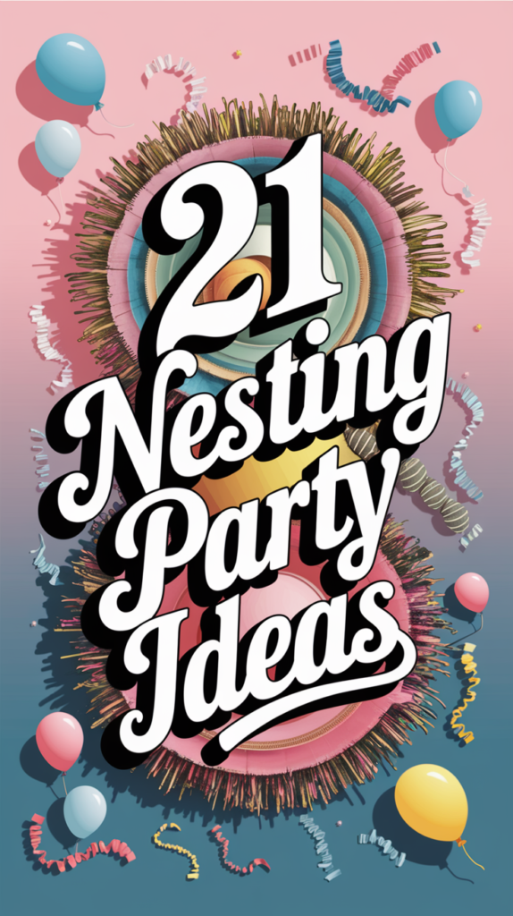 21 Nesting Party Ideas That Will Make You Want to Host Every Weekend! 2