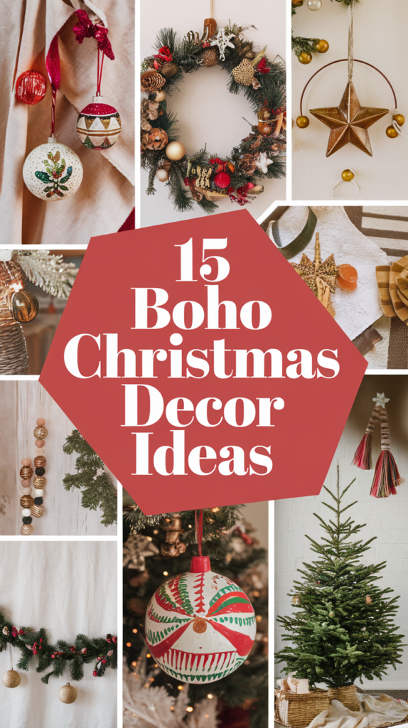 21 Boho Christmas Decor Ideas That'll Make Your Holiday Extra Magical 26