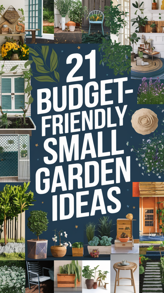 21 Budget-Friendly Small Garden Ideas That Will Transform Your Space! 3