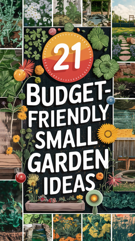 21 Budget-Friendly Small Garden Ideas That Will Transform Your Space! 2