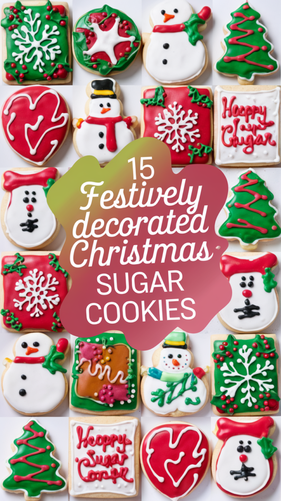 21 Festively Decorated Christmas Sugar Cookies That Will Dazzle Your Guests! 25