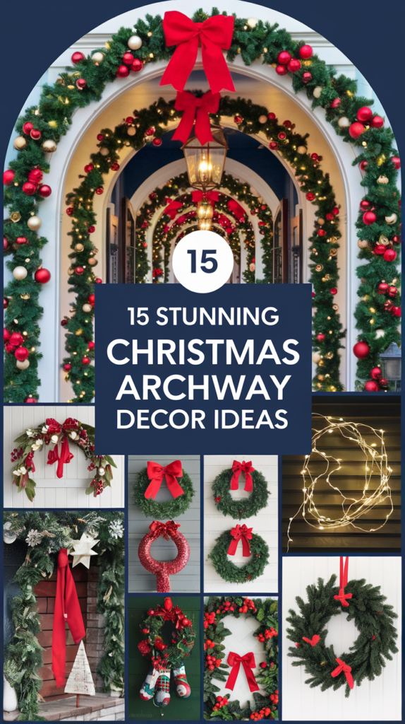 21 Stunning Christmas Archway Decor Ideas to Transform Your Indoor Space 26