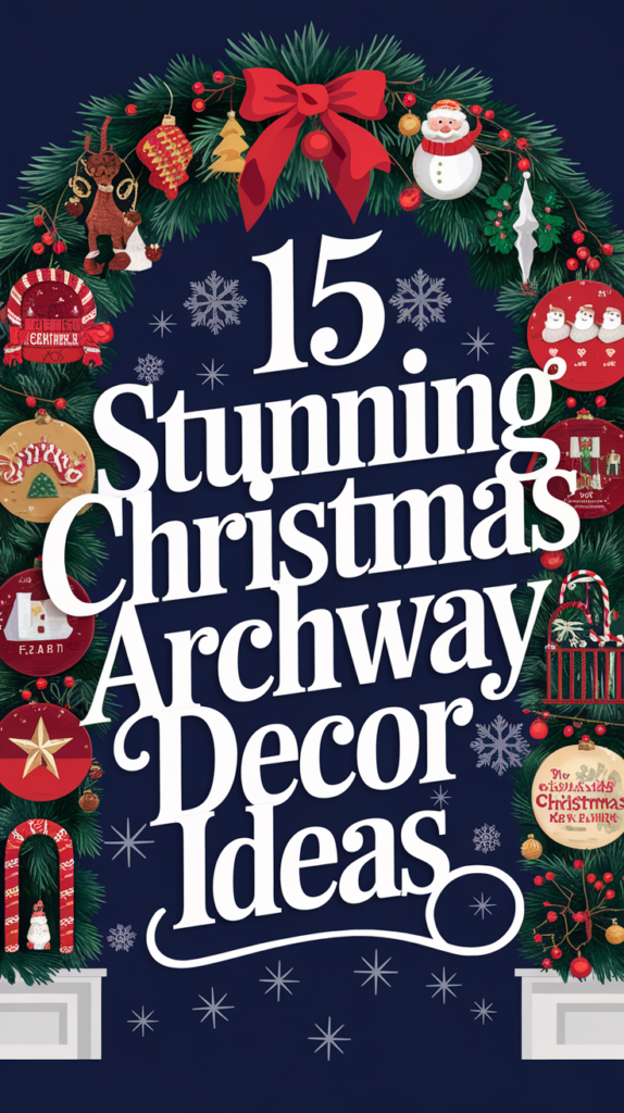 21 Stunning Christmas Archway Decor Ideas to Transform Your Indoor Space 1
