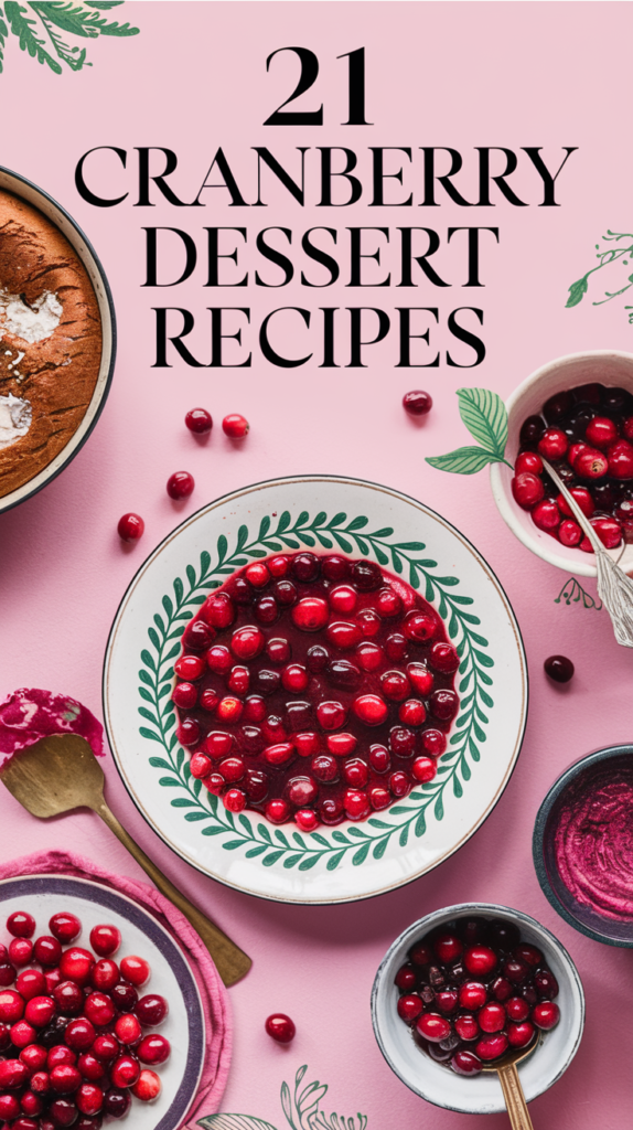 21 Irresistible Cranberry Dessert Recipes You’ll Want to Make This Holiday Season! 25