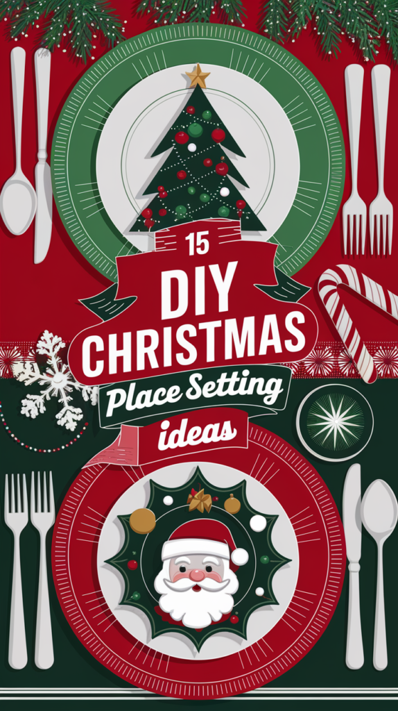 15 DIY Christmas Place Setting Ideas That Will Wow Your Guests! 26