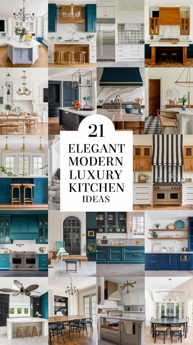 21 Elegant Modern Luxury Kitchen Ideas That Will Make You Wish You Had ...