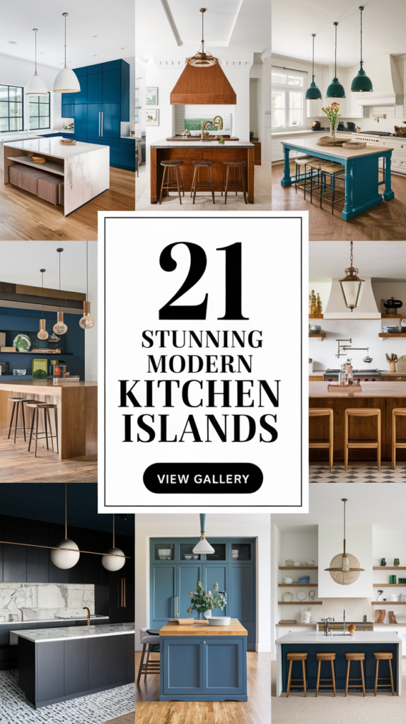 21 Stunning Modern Kitchen Islands That Will Transform Your Cooking Space 2
