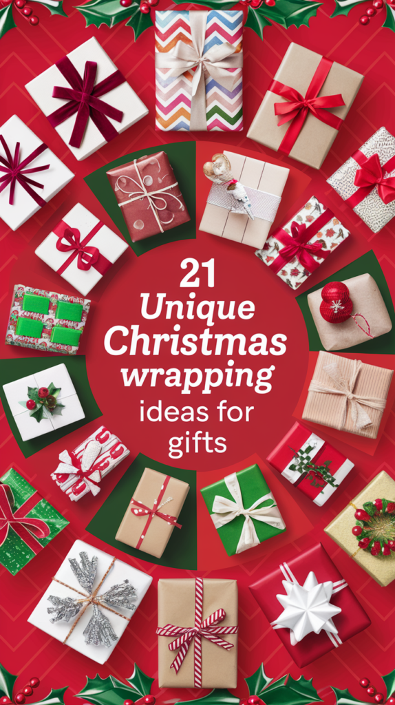 21 Unique Christmas Wrapping Ideas for Gifts 3