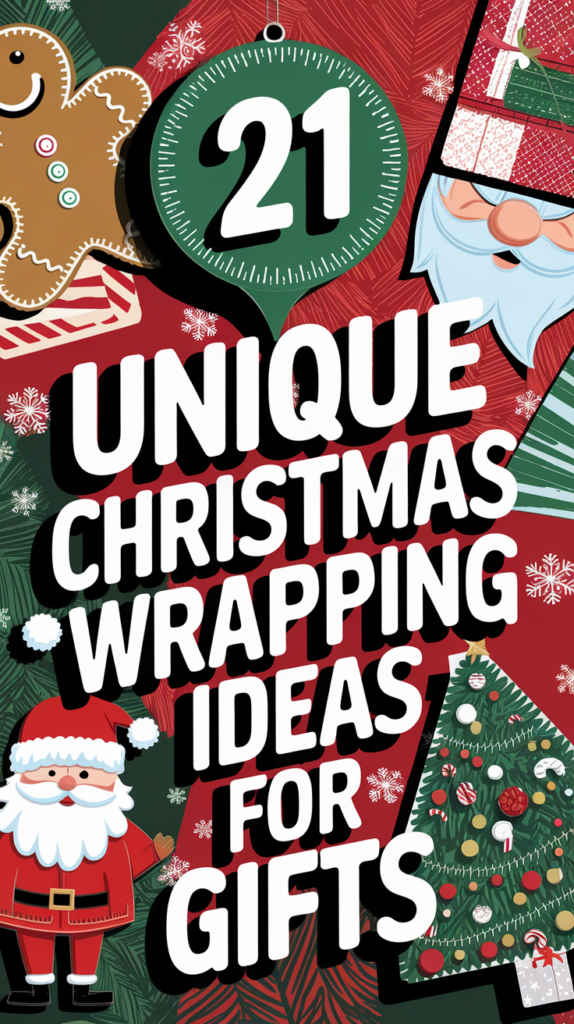 21 Unique Christmas Wrapping Ideas for Gifts 1