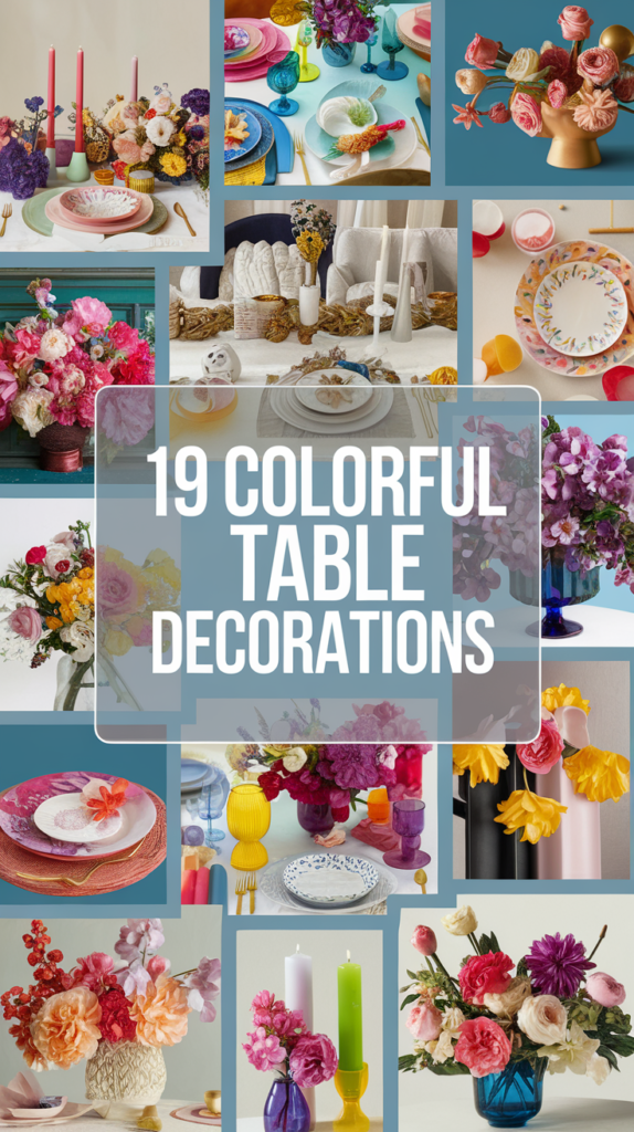 19 Colorful Table Decorations That Will Brighten Up Your Home Instantly! 25