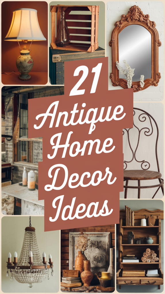 21 Antique Home Decor Ideas That'll Give Your Living Room Timeless Charm 29
