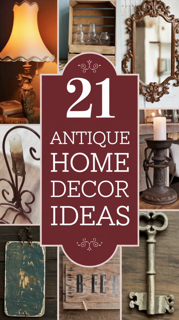 21 Antique Home Decor Ideas That'll Give Your Living Room Timeless Charm 28
