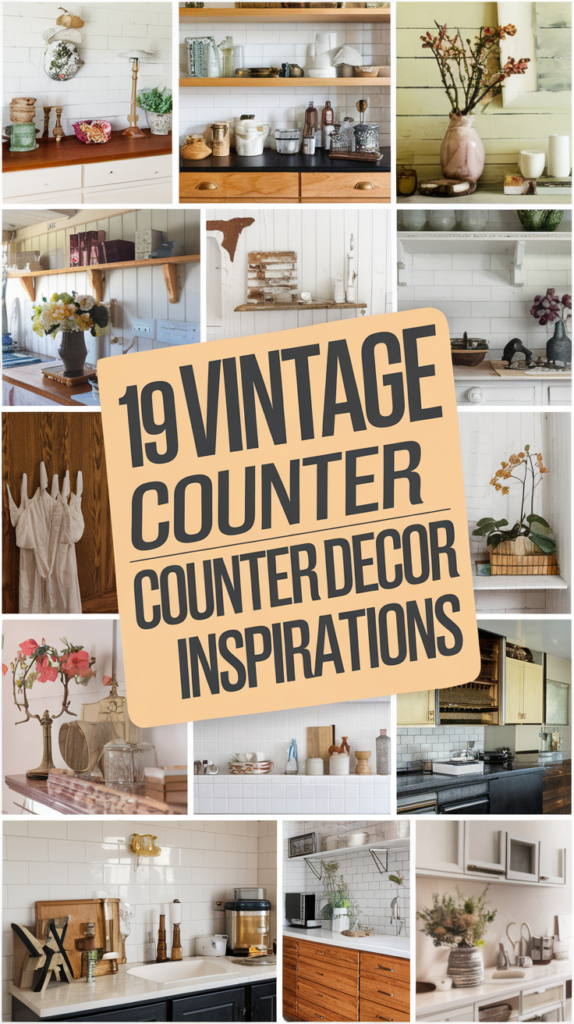 19 Vintage Corner Countertop Decor Inspirations That Will Take You Back in Time! 26