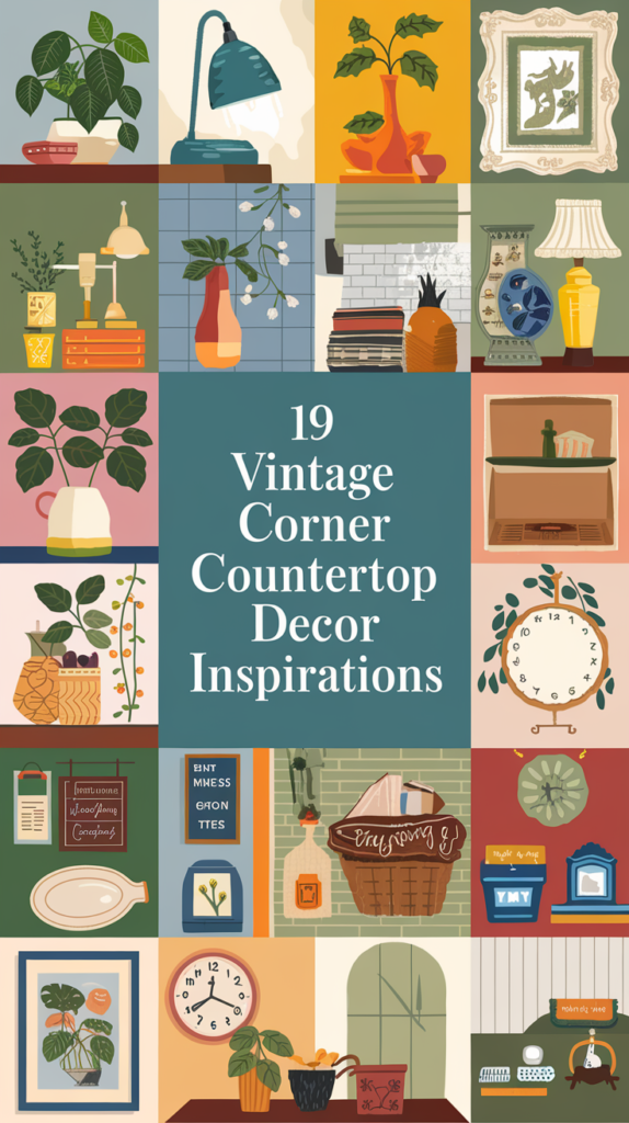 19 Vintage Corner Countertop Decor Inspirations That Will Take You Back in Time! 1