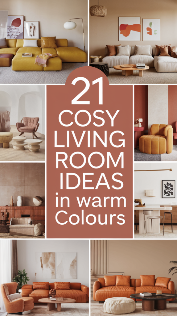 21 Cosy Living Room Ideas in Warm Colours That Will Melt Your Heart! 27