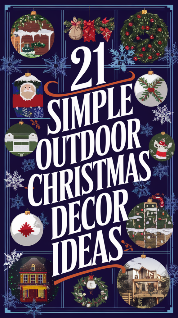 21 Simple Outdoor Christmas Decor Ideas to Transform Your Yard 2