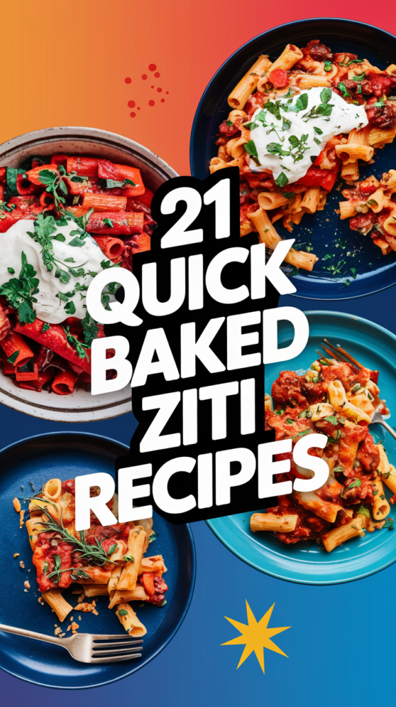 21 Quick Baked Ziti Recipes Ready in 30 Minutes or Less! 2