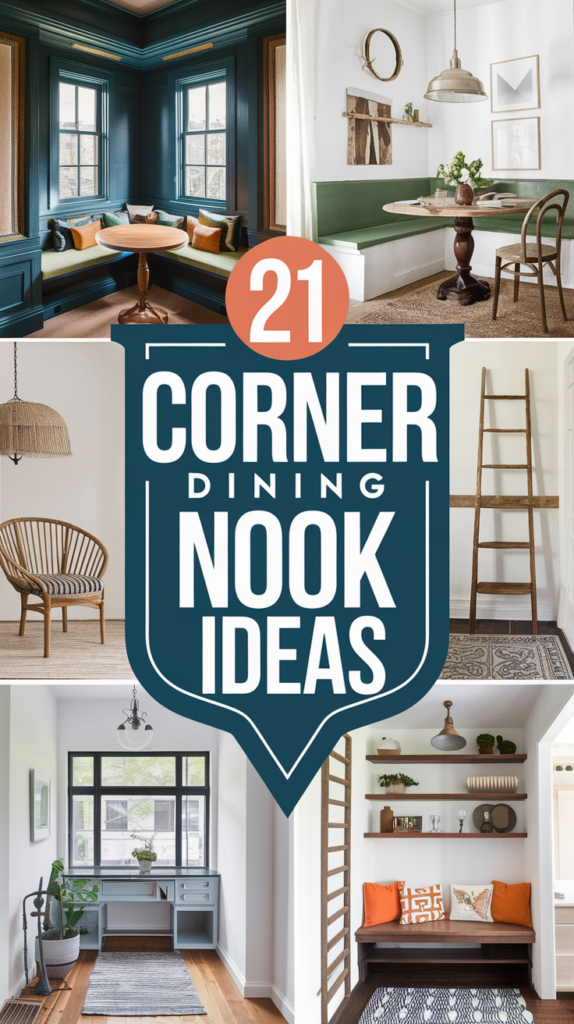 21 Corner Dining Nook Ideas That Will Transform Your Small Space Into a Cozy Retreat! 2