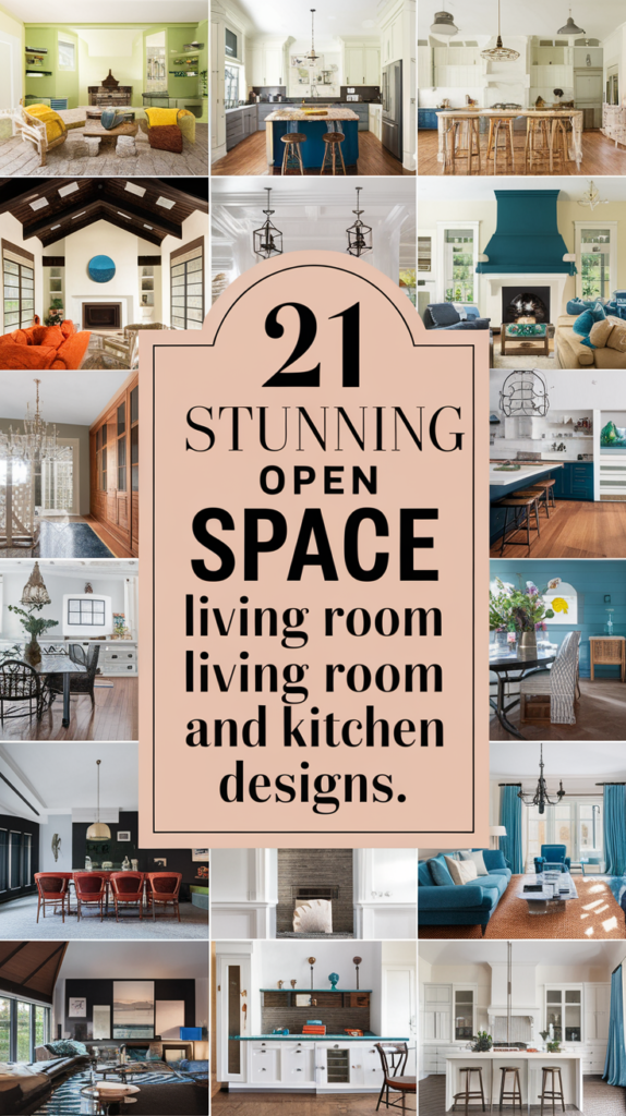 21 Stunning Open Space Living Room and Kitchen Designs You’ll Want to Copy! 2