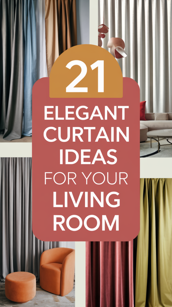 21 Elegant Curtain Ideas for Your Living Room That Will Transform Your Space! 3