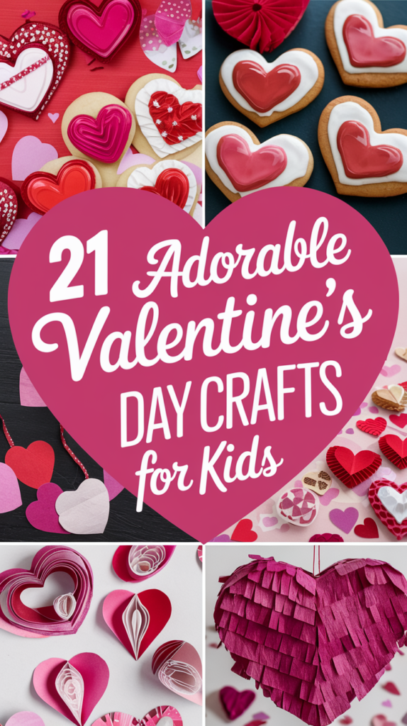 21 Adorable Valentine's Day Crafts for Kids That Will Melt Your Heart 2