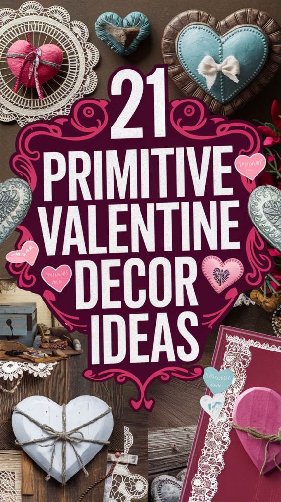 21 Primitive Valentine Decor Ideas That'll Make You Fall in Love with Your Home! 4