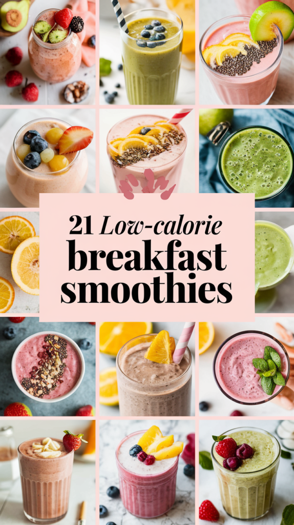 21 Low-Calorie Breakfast Smoothies for Effortless Weight Loss 5