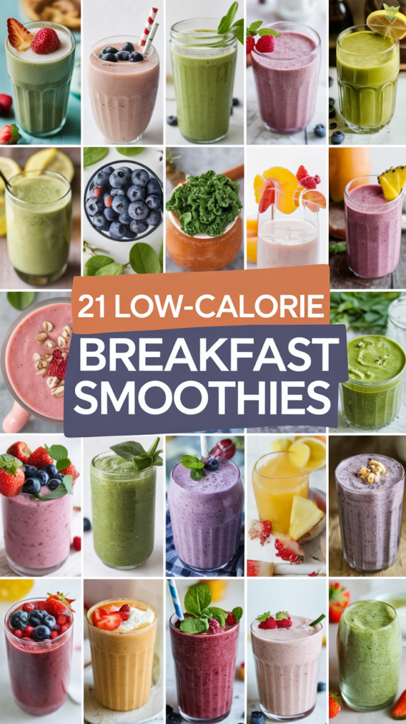 21 Low-Calorie Breakfast Smoothies for Effortless Weight Loss 4