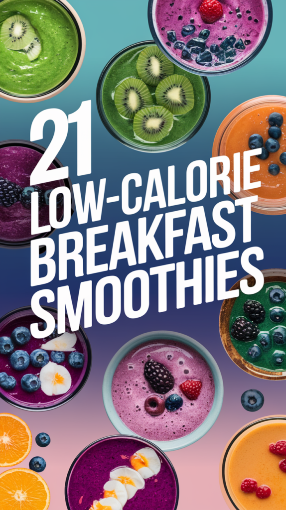 21 Low-Calorie Breakfast Smoothies for Effortless Weight Loss 2