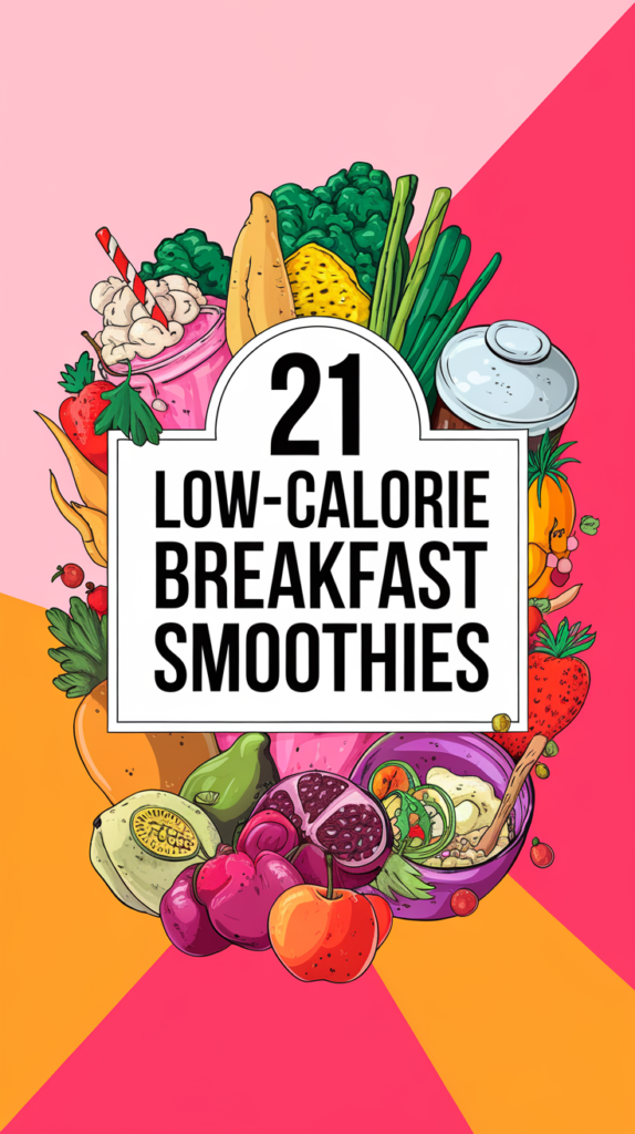21 Low-Calorie Breakfast Smoothies for Effortless Weight Loss 1