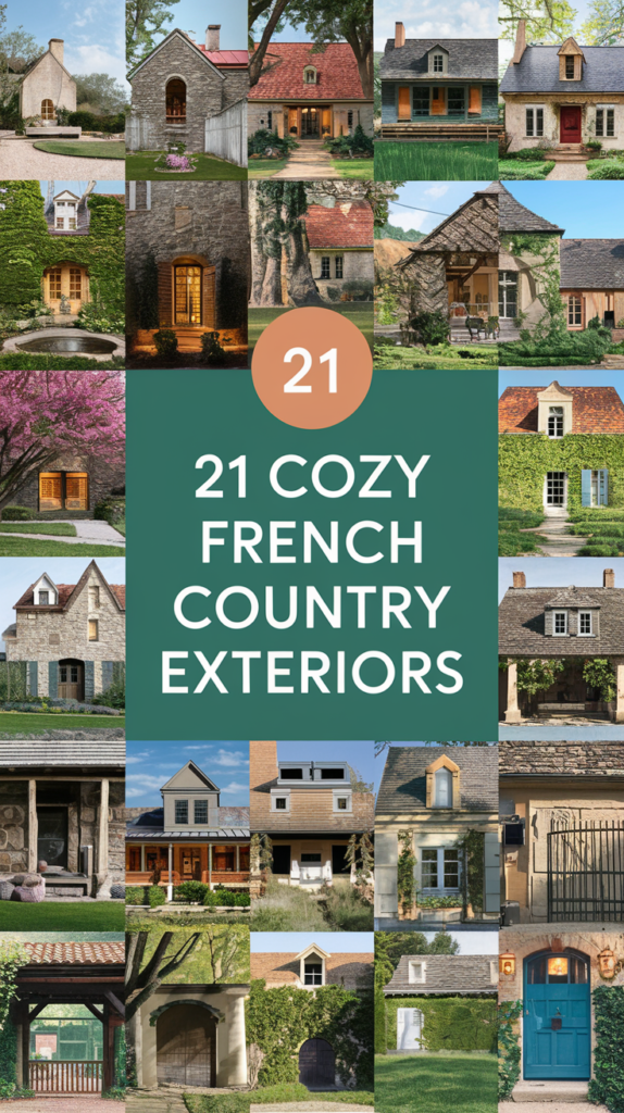 21 Cozy French Country Exteriors That Invite You to Relax and Unwind! 2