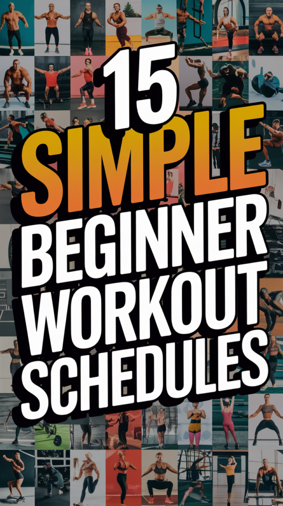 15 Simple Beginner Workout Schedules That'll Transform Your Fitness Journey 1