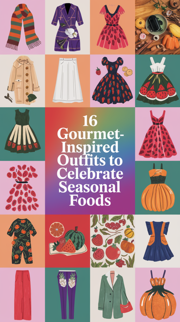 16 Gourmet-Inspired Outfits to Celebrate Seasonal Foods 1