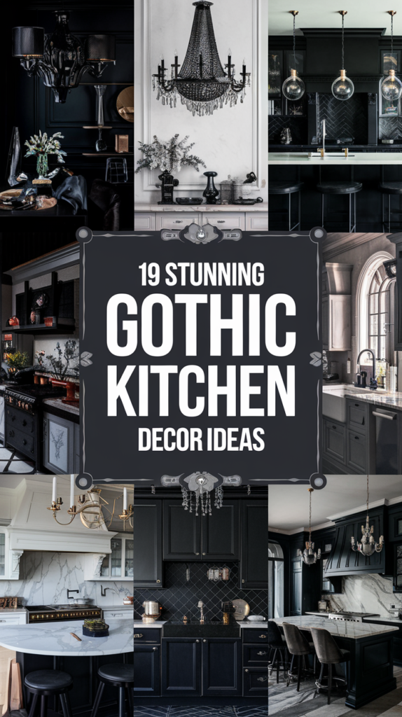19 Stunning Gothic Kitchen Decor Ideas That Prove Dark Can Be Beautiful! 6