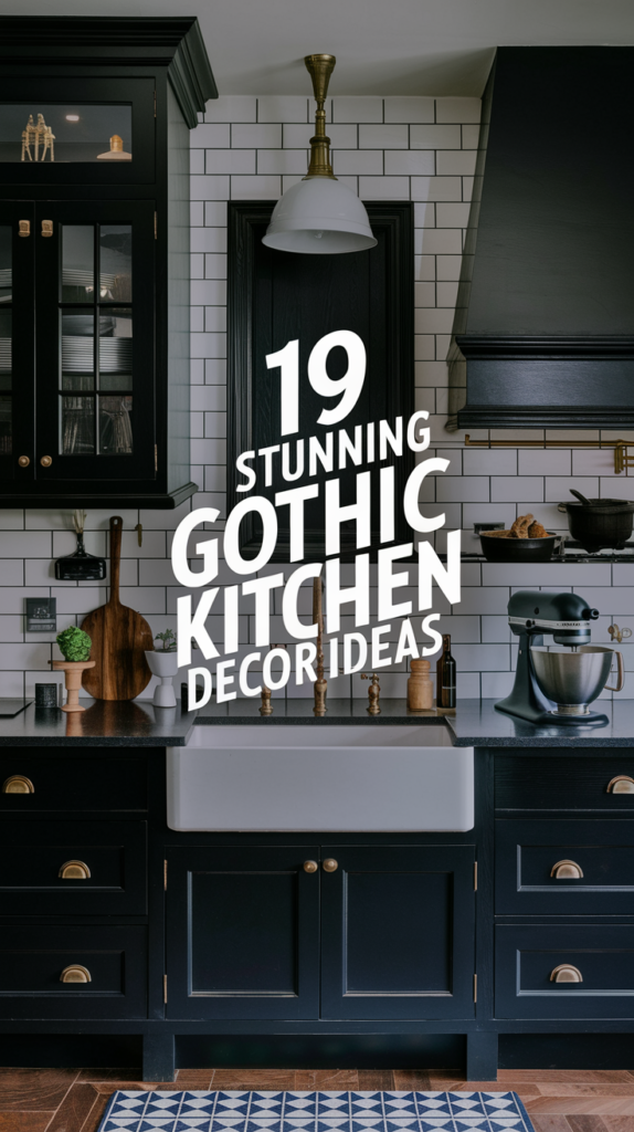 19 Stunning Gothic Kitchen Decor Ideas That Prove Dark Can Be Beautiful! 1