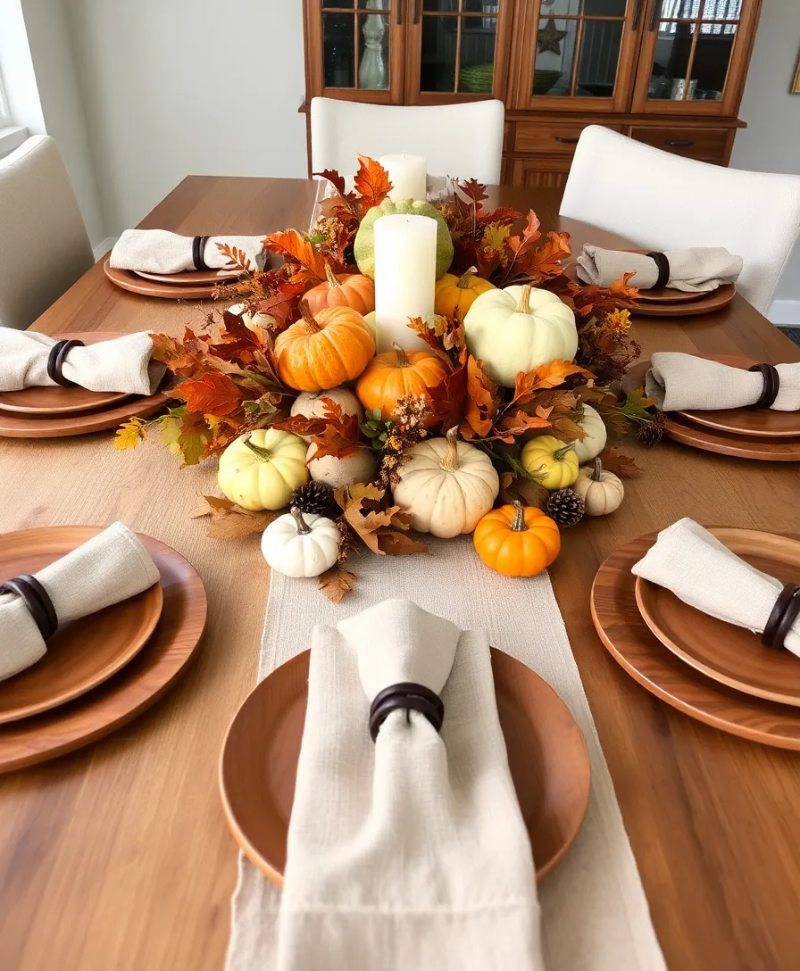 21 Dining Room Table Centerpiece Ideas That Will Transform Your Space 12 21 Dining Room Table Centerpiece Ideas That Will Transform Your Space (You Won't Believe #5!) - 9. Seasonal Themed Centerpiece