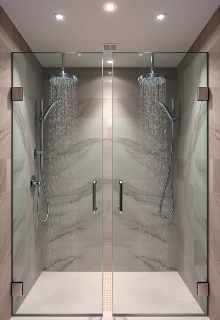 19 Luxury Bathroom Remodel Shower Ideas That Will Make You Feel Like Royalty! 12 19 Luxury Bathroom Remodel Shower Ideas That Will Make You Feel Like Royalty! - 9. Luxurious Double Shower