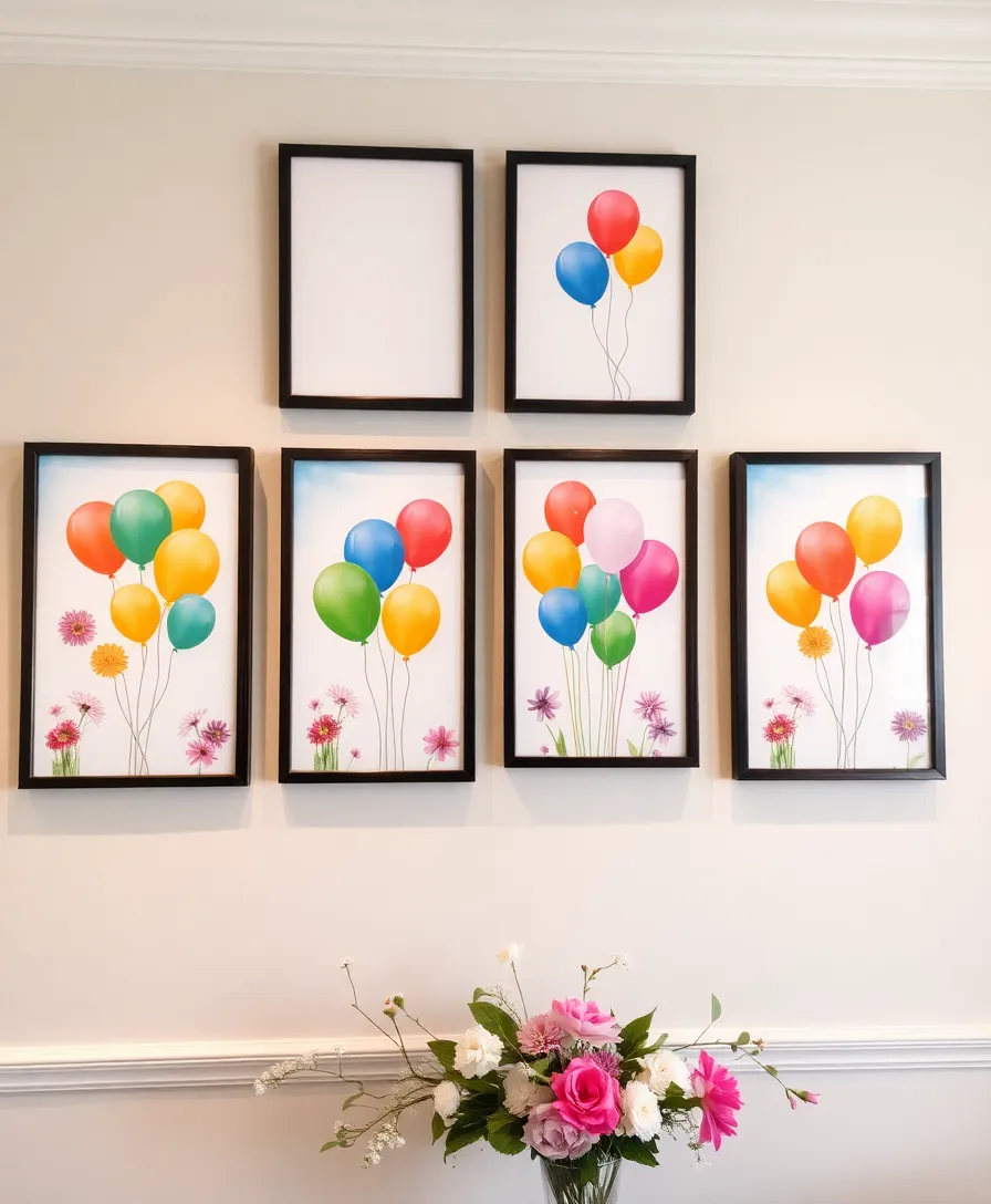 21 Easter Balloons to Transform Your Home into a Whimsical Wonderland! 20 21 Easter Balloons to Transform Your Home into a Whimsical Wonderland! - 17. Balloon-inspired Artwork