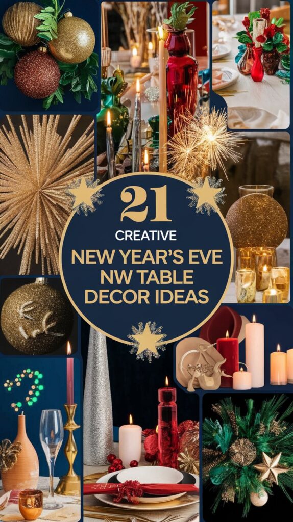 21 Creative New Year’s Eve Table Decor Ideas for a Party That Shines Bright! 4