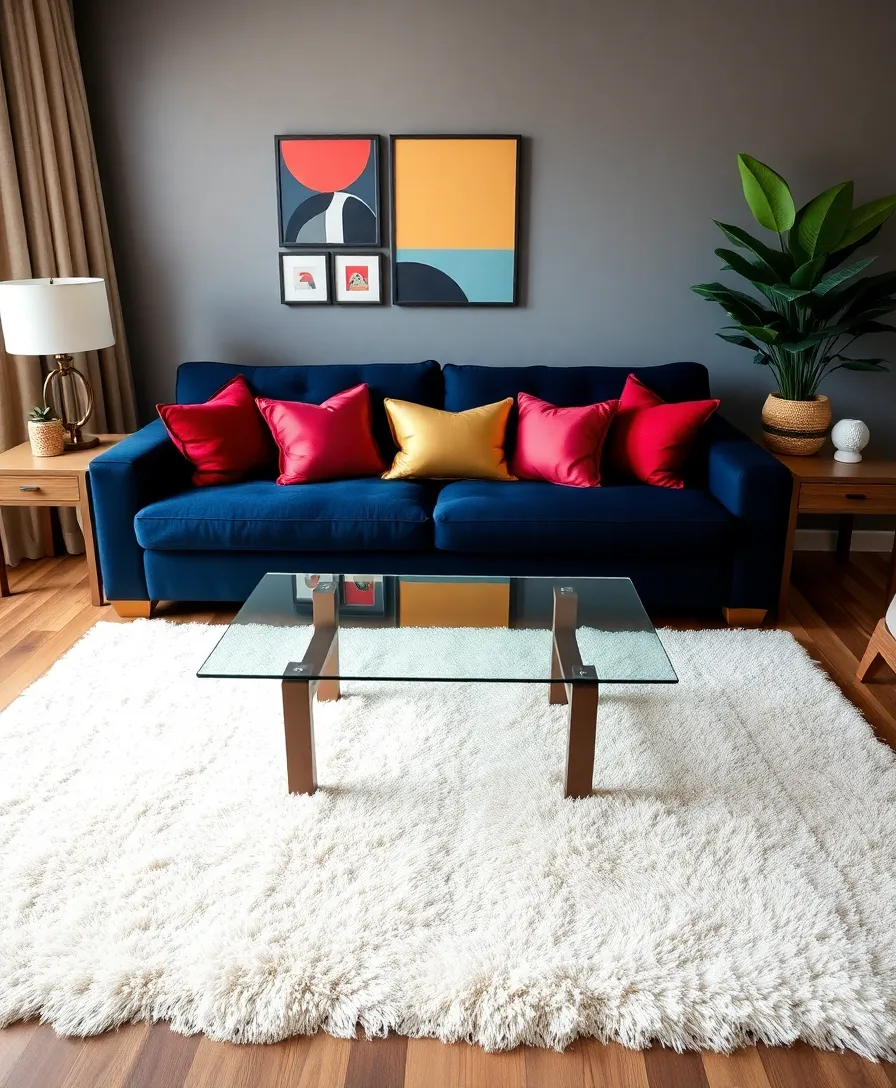 21 Cosy Living Room Ideas in Warm Colours That Will Melt Your Heart! 7 21 Cosy Living Room Ideas in Warm Colours That Will Melt Your Heart! - 3. Warm Grey with Bold Accents
