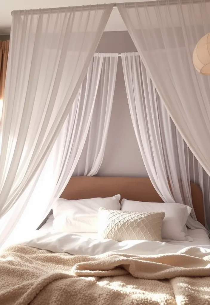 21 Bedroom Refresh Ideas That'll Make You Say 'Wow, I Need This!' 21 21 Bedroom Refresh Ideas That'll Make You Say 'Wow, I Need This!' - 18. Incorporate a Canopy